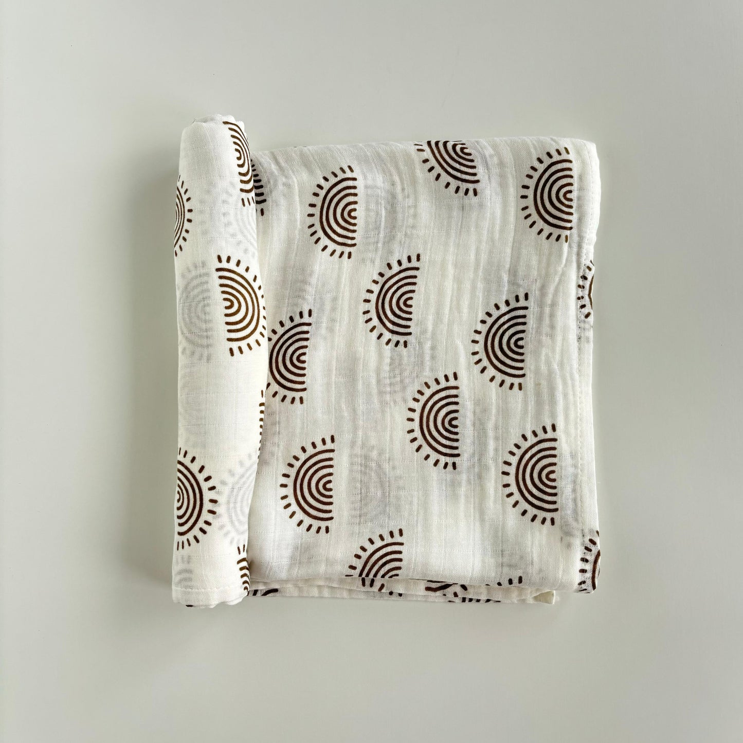 Bronze Rainbow Swaddle Blanket