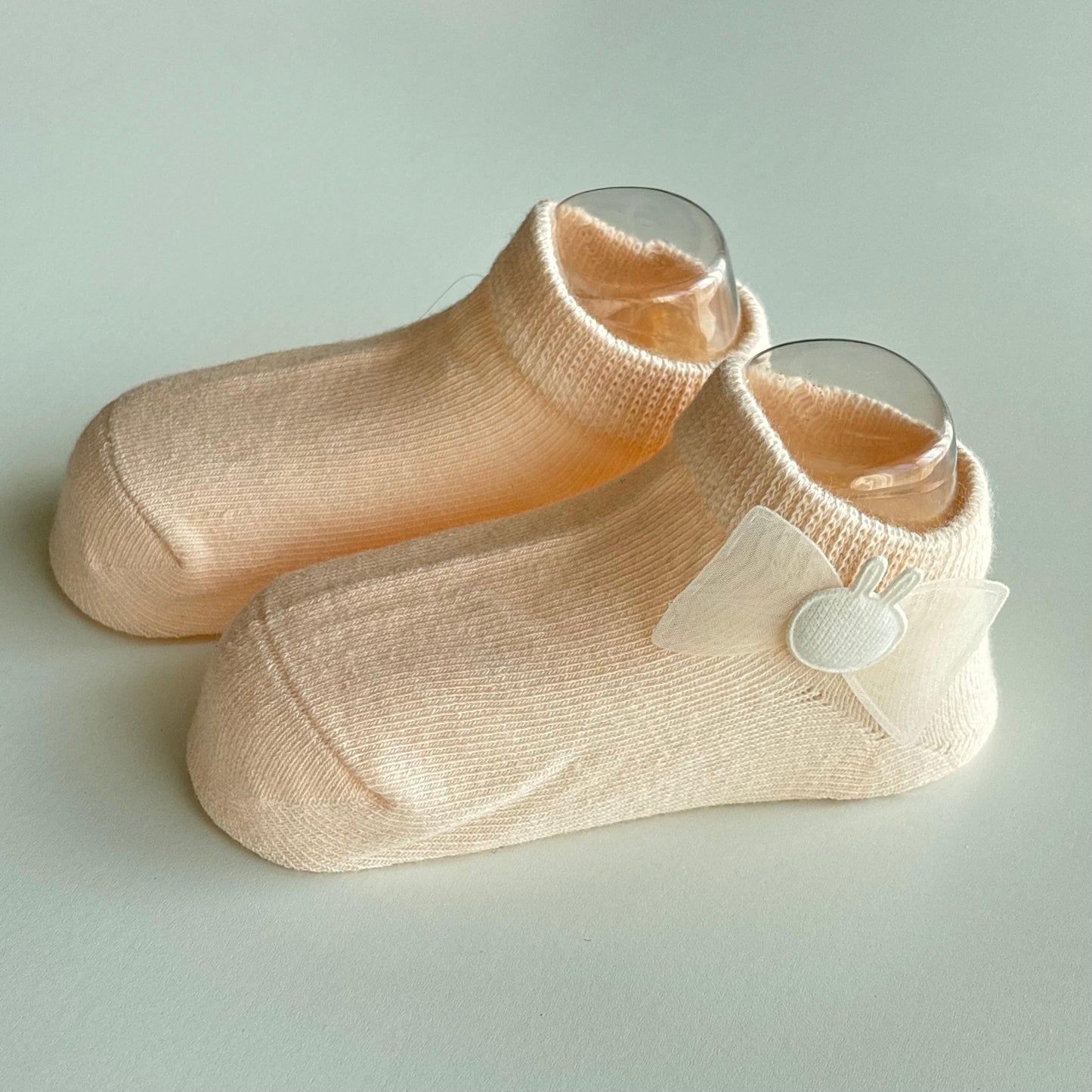 Cotton candy baby socks