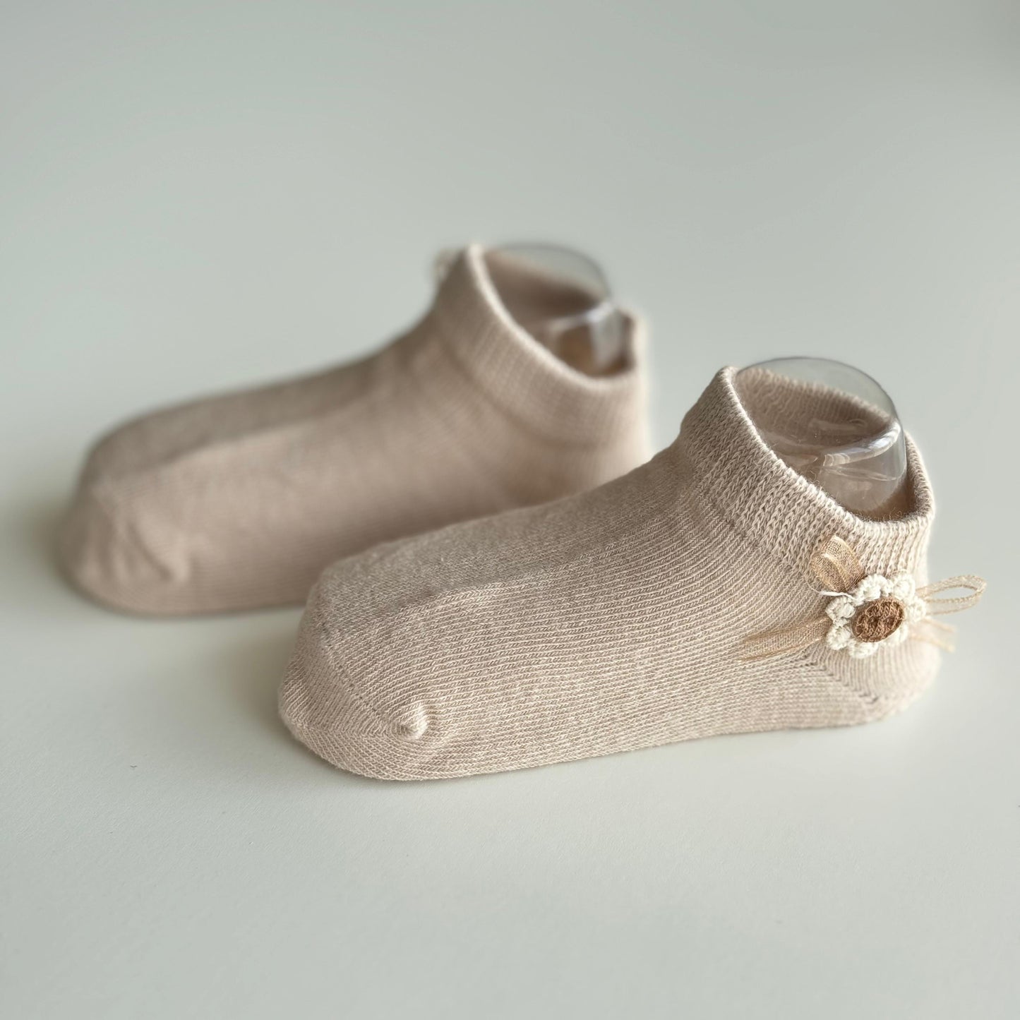Cotton candy baby socks