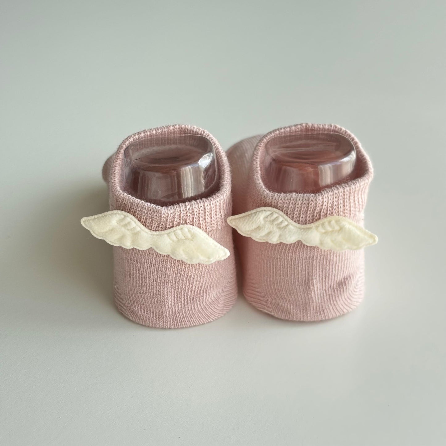 Cotton candy baby socks
