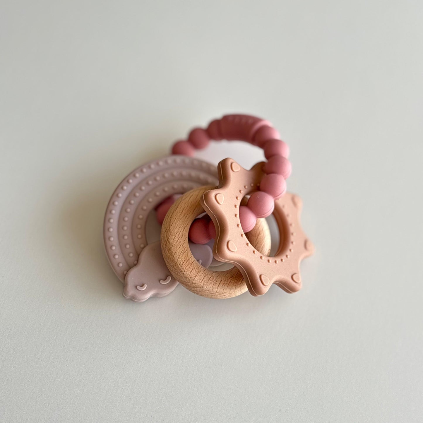 Cotton candy teethers
