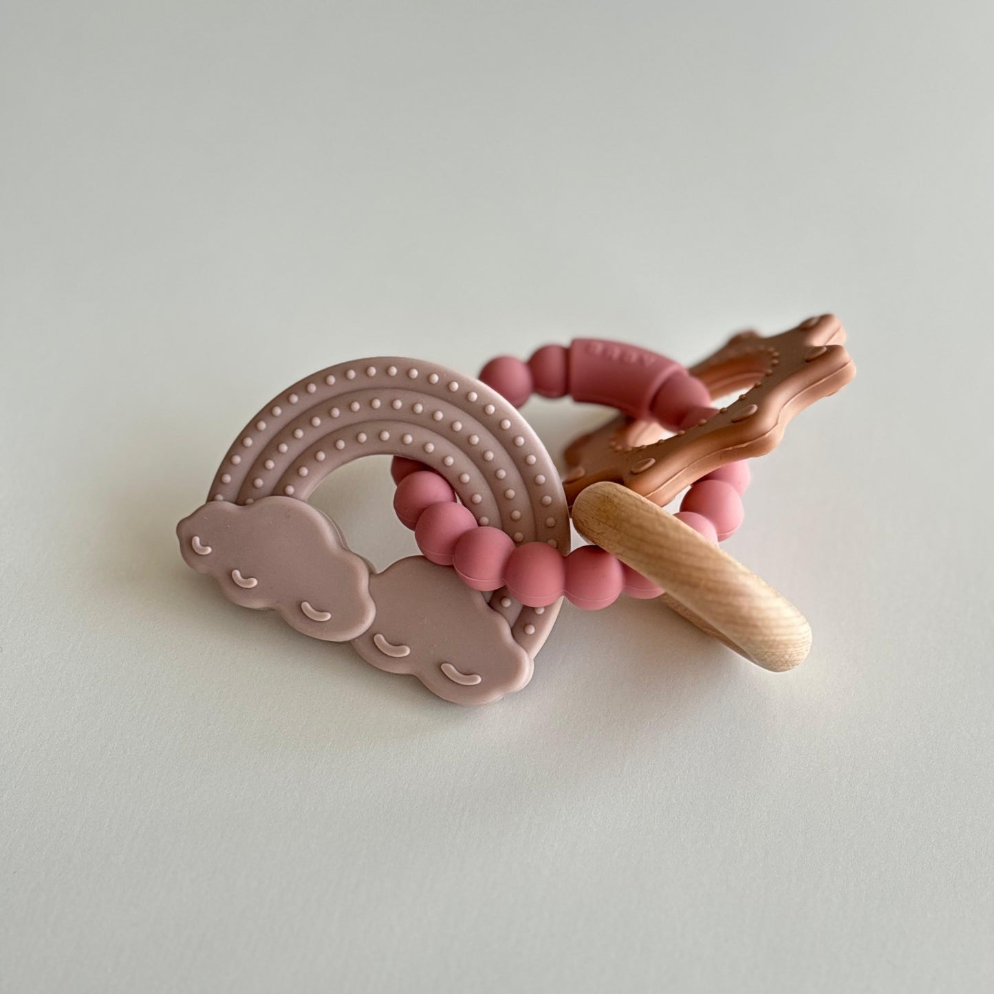 Cotton candy teethers