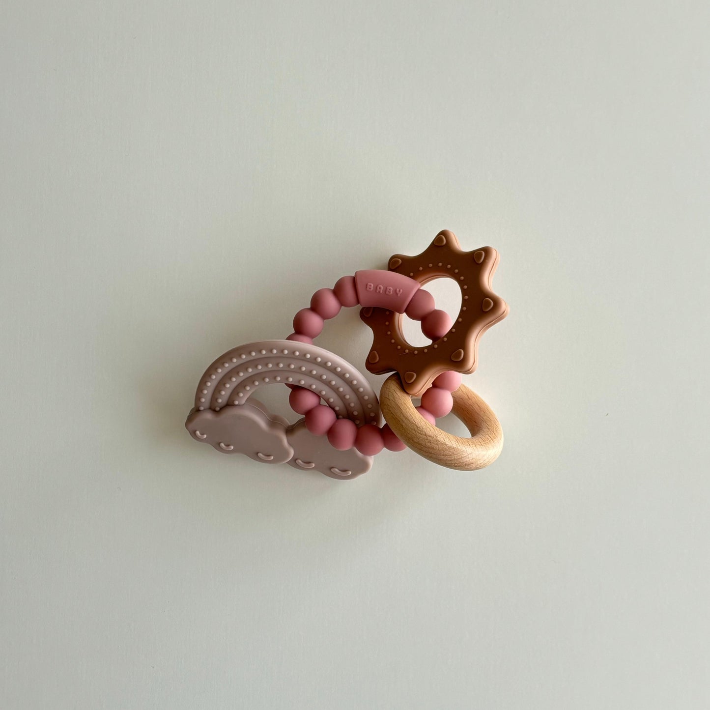 Cotton candy teethers