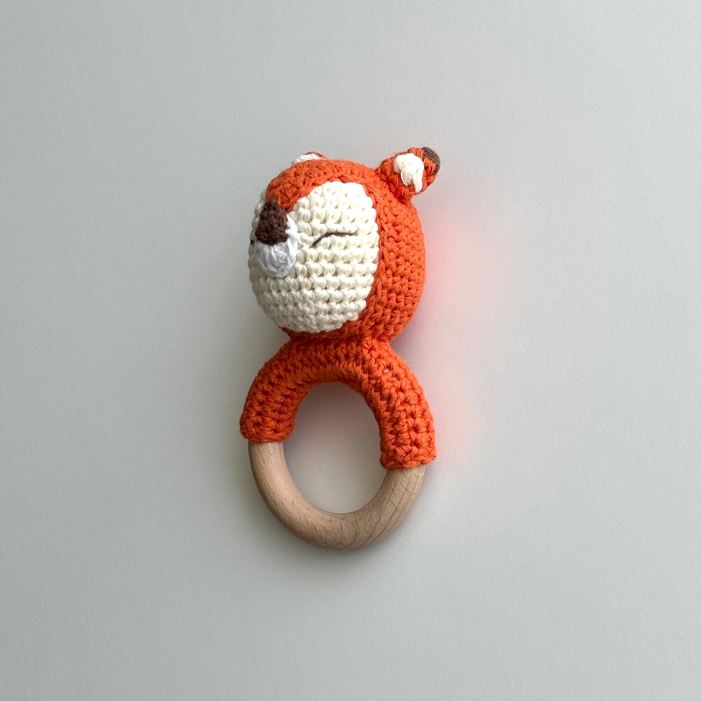 Foxy baby rattles