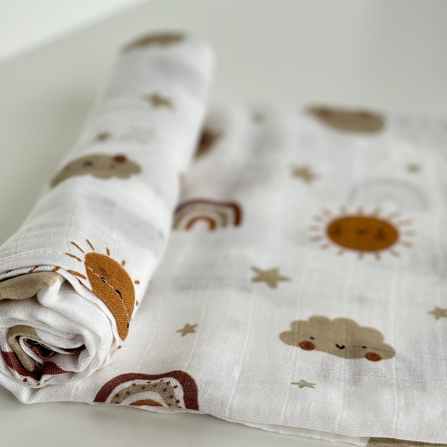 Golden Galaxy Swaddle Blanket