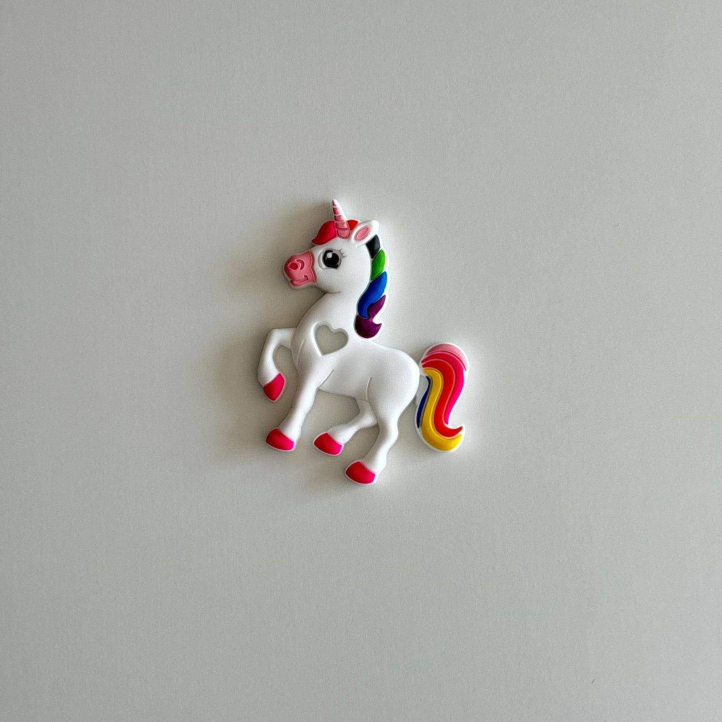 Shimmering unicorn teethers
