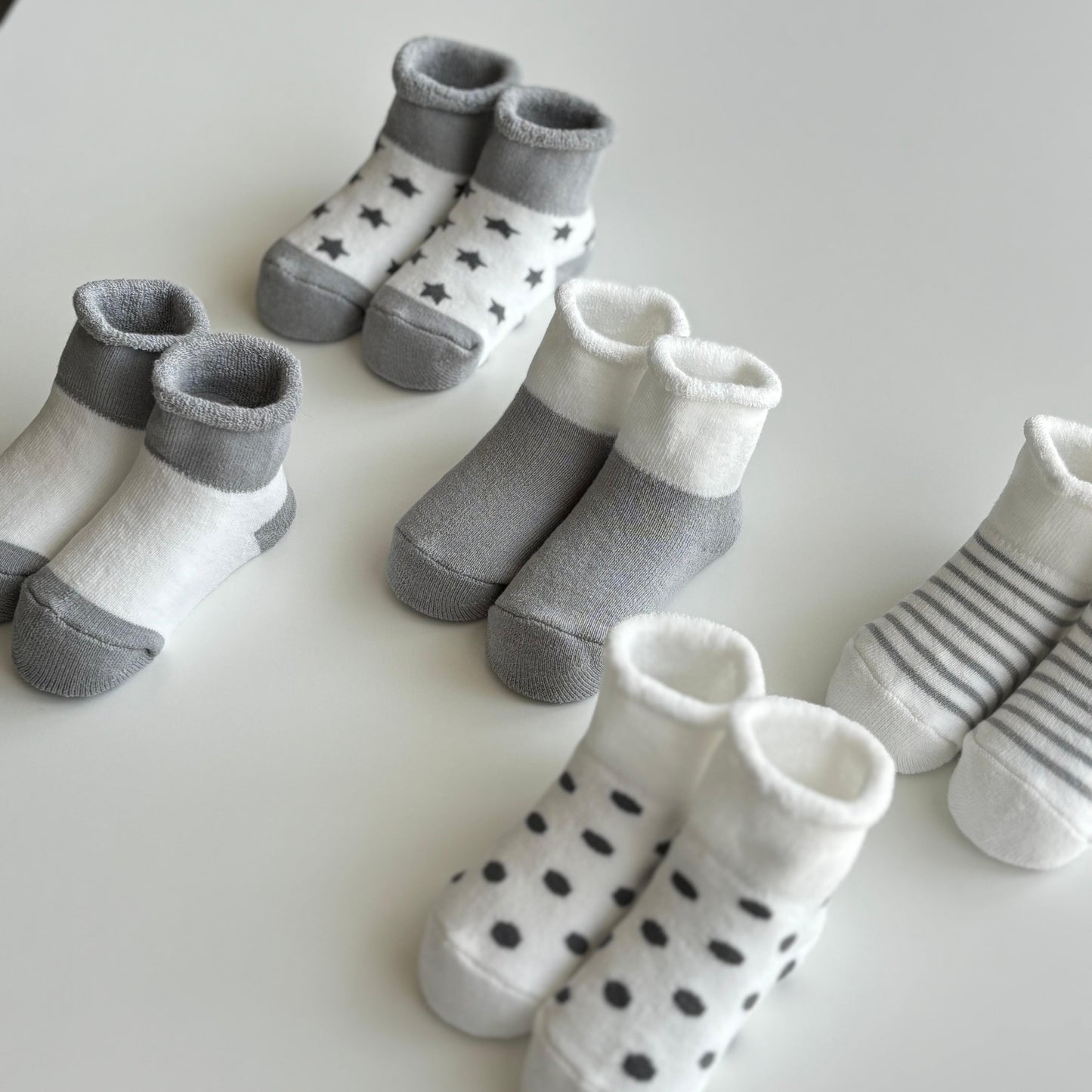 Tiny gentleman baby socks