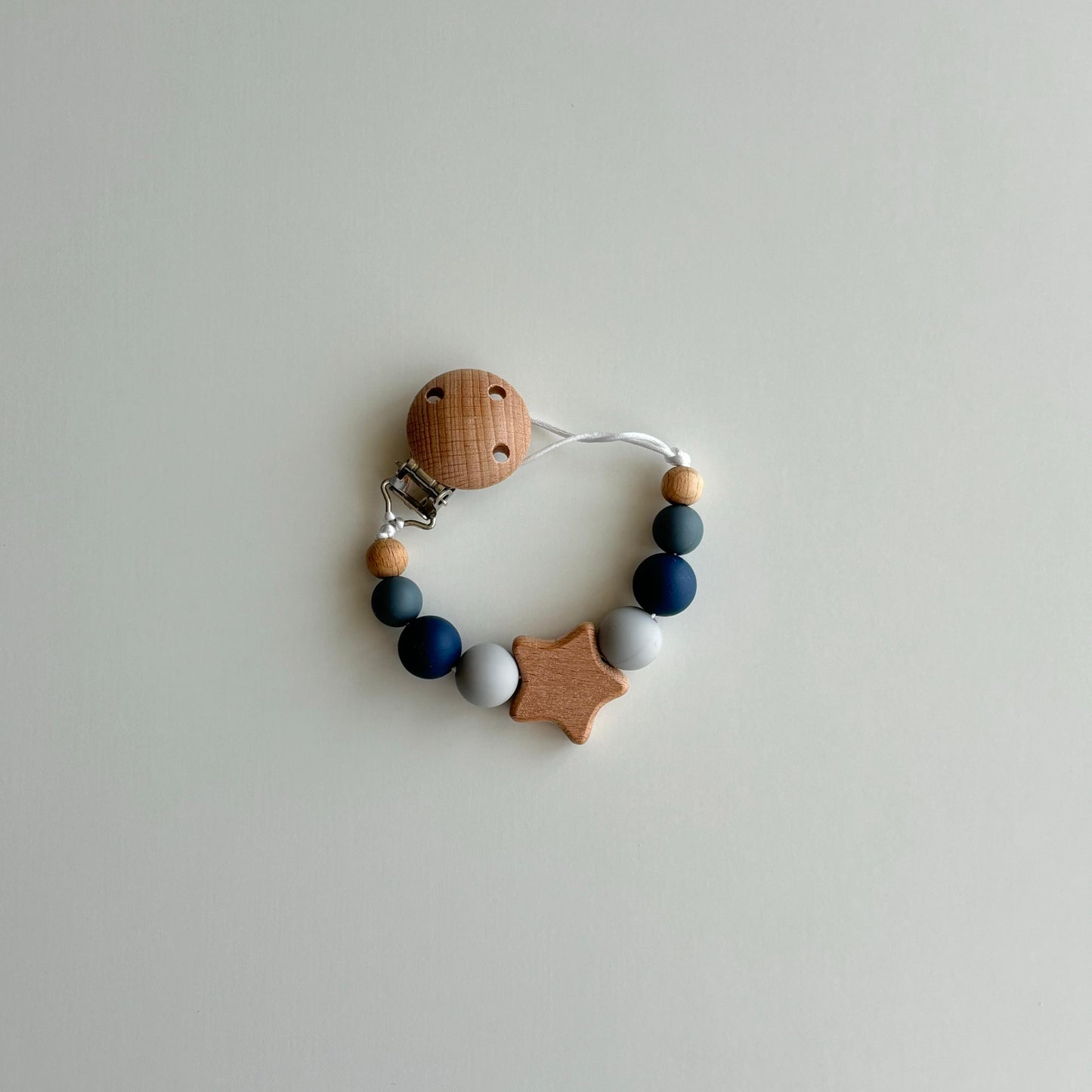 Tiny gentleman pacifier holder