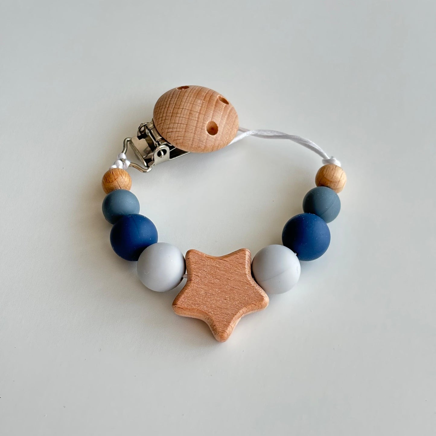 Tiny gentleman pacifier holder