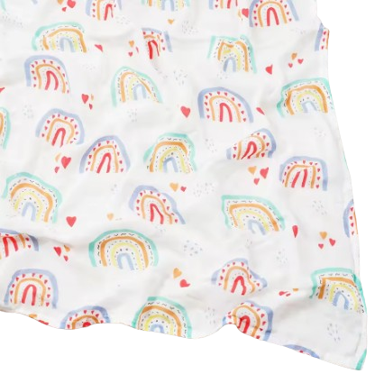 Shimmering Unicorn Swaddle Blanket