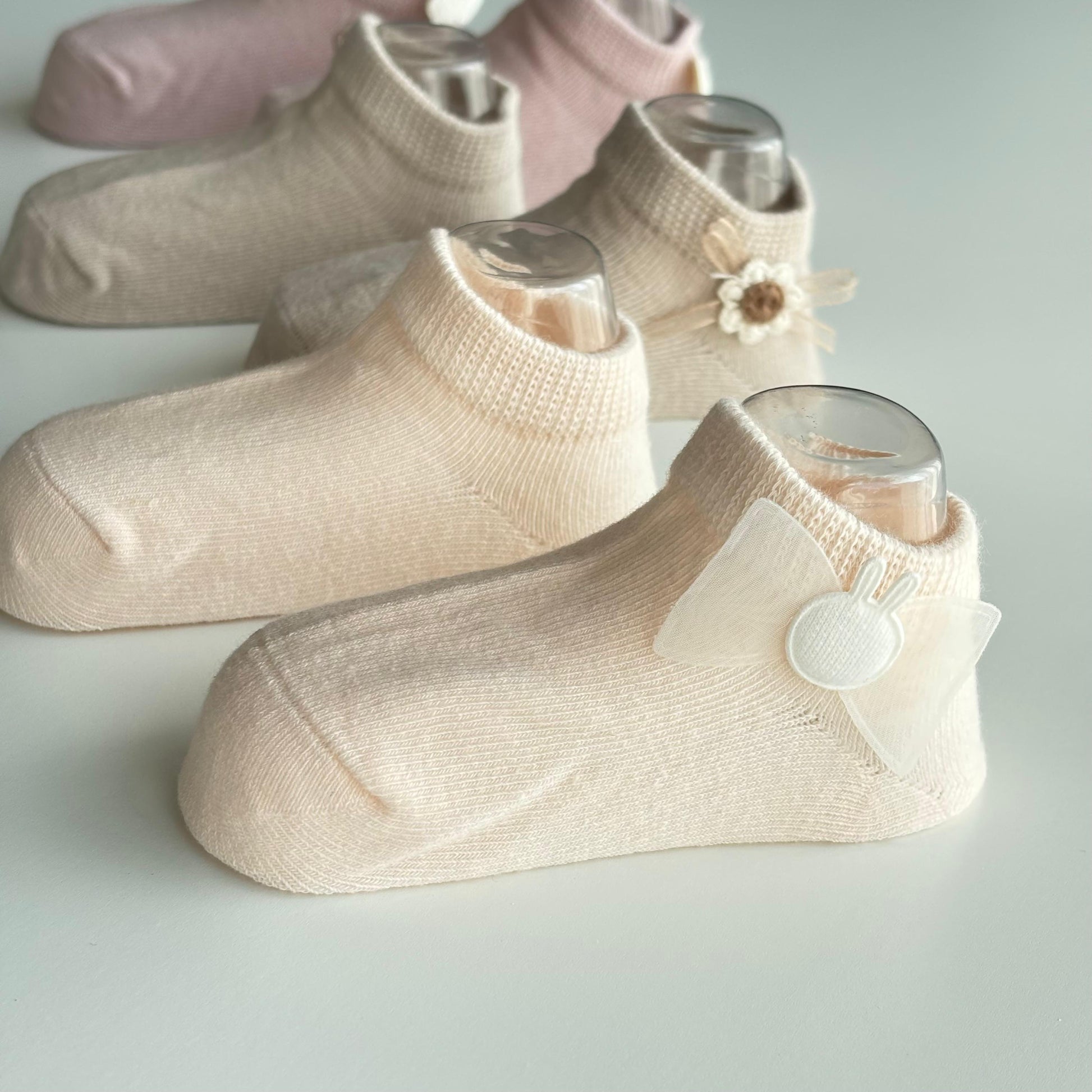 Cotton candy baby socks 