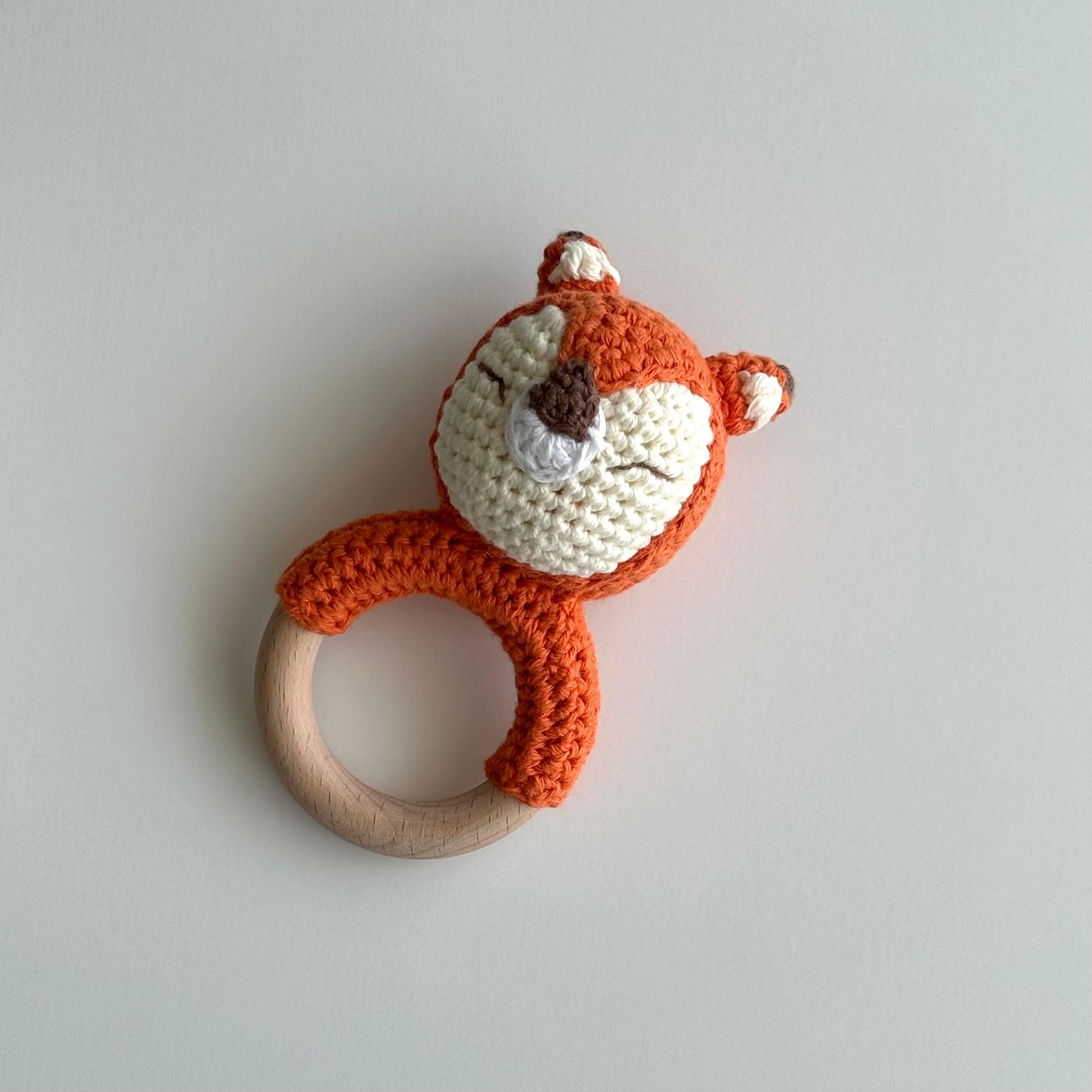 Foxy baby rattles 