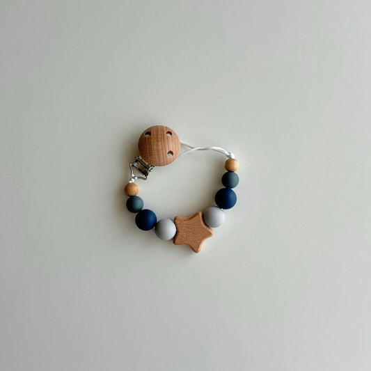 Tiny gentleman pacifier holder 